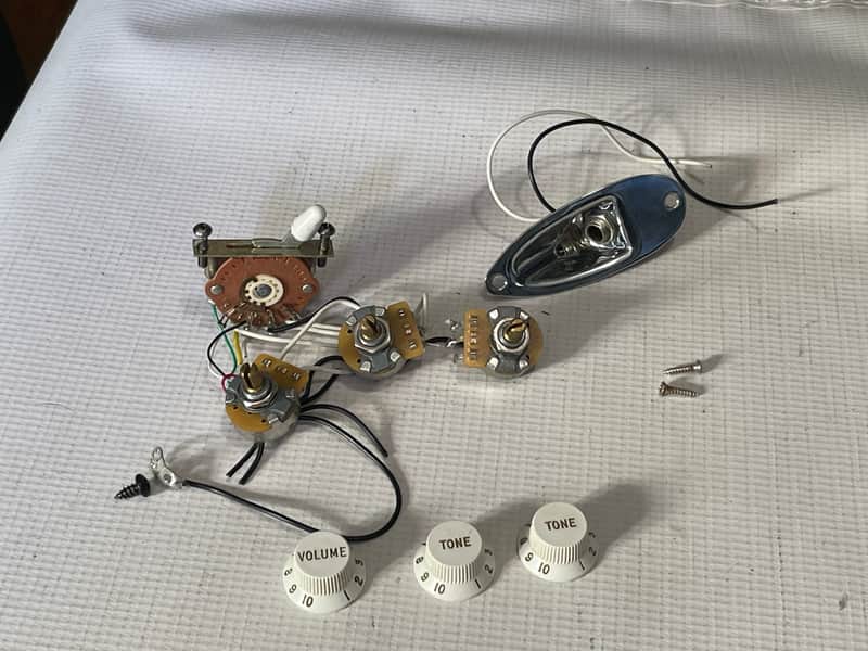 2010's MIM Fender Mexican Standard Stratocaster Guitar Factory Electronics Wiring Harness image 1