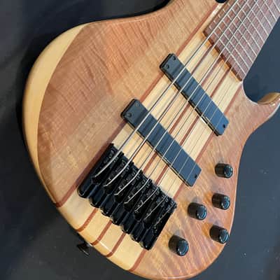 IYV IBSY-700 Natural Finish 7-String Bass - BEAUTIFUL WOOD image 4