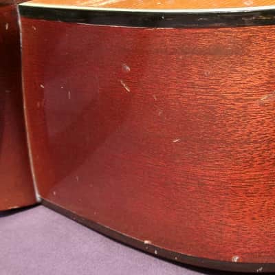 Yamaha FG-180 Red Label Jumbo Dreadnought 1971 - Natural + Hard Case image 16