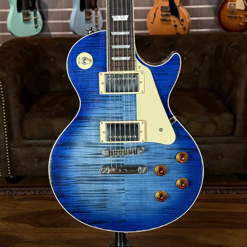 Maybach Lester Custom Shop Blue Burst 3,65 kg - NEW - incl. Case image 1
