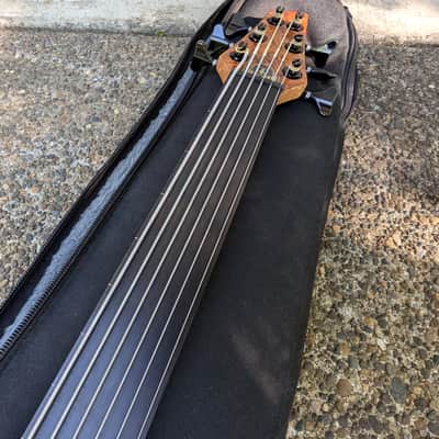 HUMAN BASE Germany Jonas Fretless 6-String Bass - Exhibition Grade Walnut Burl, AAA Flame Maple! image 9