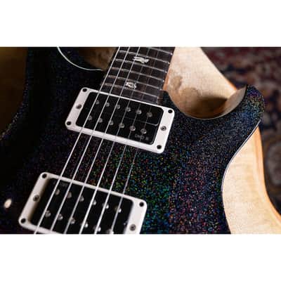 PRS Custom 24 Black Rainbow Holoflake image 7