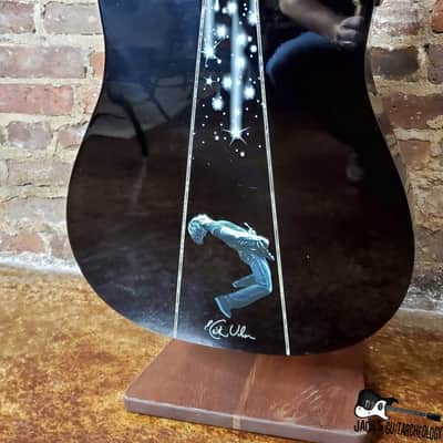 Keith Urban Ltd Edition Night Star Acoustic/Electric Guitar w/ Deluxe Leather Case (2010s, Black) image 5