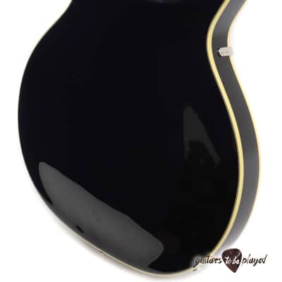 Guild Starfire IV ST LH Semi-Hollow Left-Handed Electric Guitar w/ Case - Black image 11