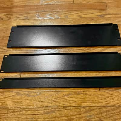 3 Sanus 19" Rack Panels • 1U • 2U • 3U • non-vented • 12 Rack Screws included image 2
