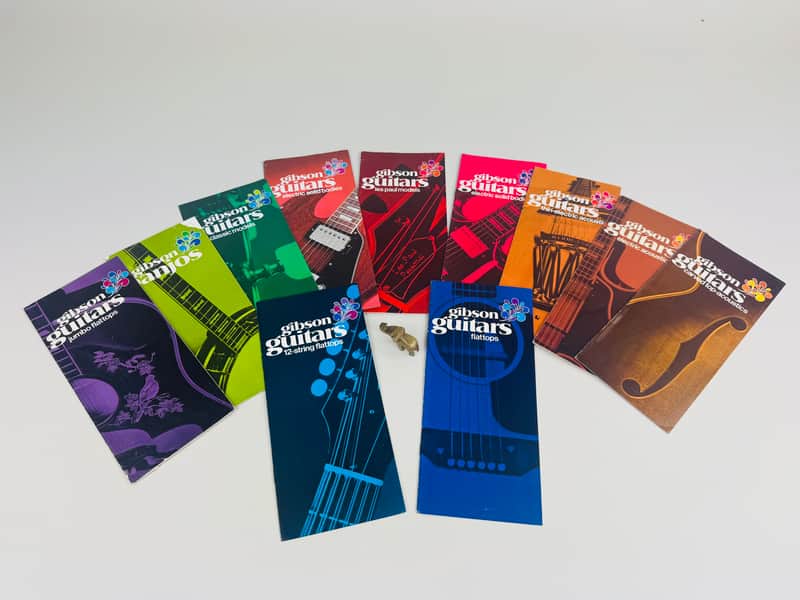 Gibson 11-Brochure Literature Set 1970 image 1