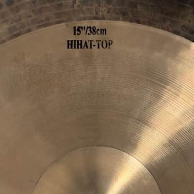 Turkish Cymbals 15” Waveform Hi hats - Traditional Raw Edge image 7