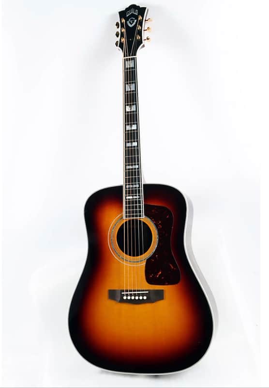 Guild D-55 Acoustic Guitar - Antique Burst image 1