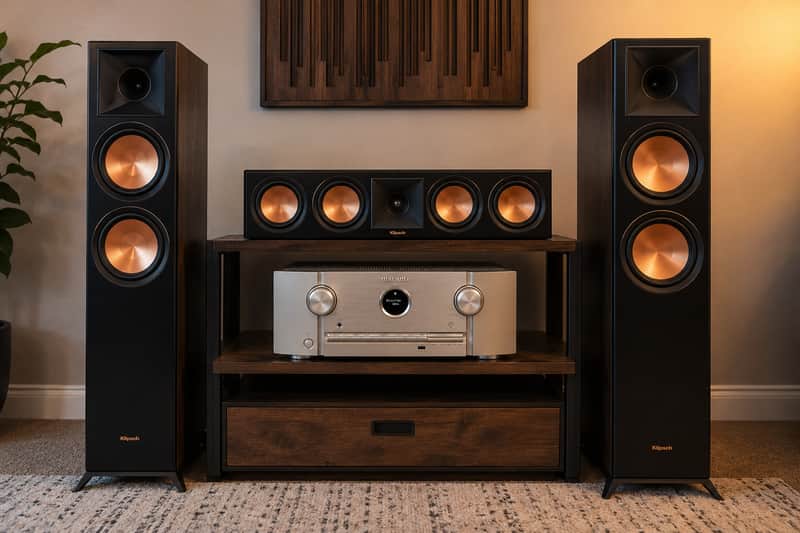 Klipsch RP8000 II, RP504C II , Marantz SR5015 Receiver