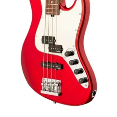 Sadowsky MetroExpress 21-Fret Hybrid P/J Bass, Morado Fingerboard, 4-String - Solid Candy Apple Red Metallic High Polish image 4