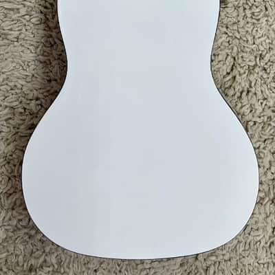 Luna Model UKE HAU C Concert Size All White Ukulele with Gig Bag image 2