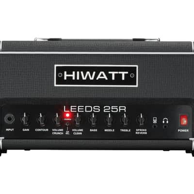 Hiwatt Leeds 25R Head, 25W Electric Guitar Amplifier Head with Reverb, Black image 1