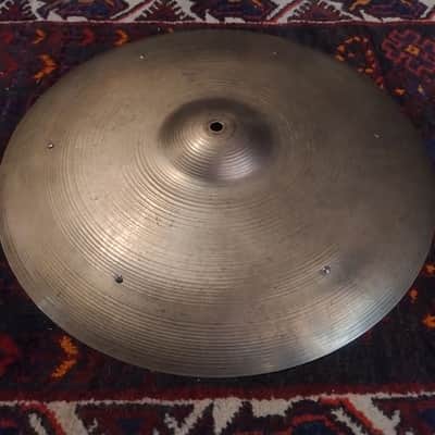 A. Zildjian 18" Small Stamp Light Crash Ride sizzle 1397g 1950s image 2