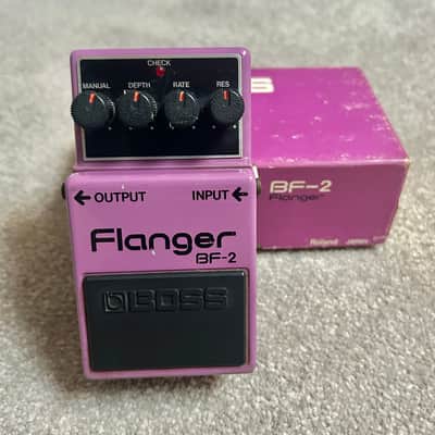 Boss BF-2 ブラックラベル 日本製　フランジャー Boss BF-2 Flanger 1980-1984 (Black Label) Made In Japan | Reverb