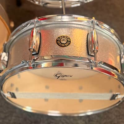 Gretsch Drums Catalina Maple 5 Piece Shell Pack with Snare Drum Silver Sparkle image 14