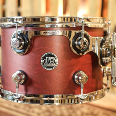 DW Performance Tobacco Stain Bop Drum Set - 14x18, 8x12, 14x14 image 4
