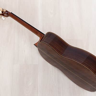 1987 Hiroumi Yamaguchi Model A Vintage Classical Guitar, Cedar + Rosewood, 1A-Style w/ Case image 15