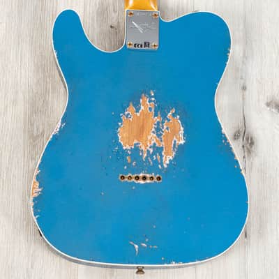 Mint Fender Custom Shop 1965 Telecaster Custom Heavy Relic Guitar, Lake Placid Blue image 8