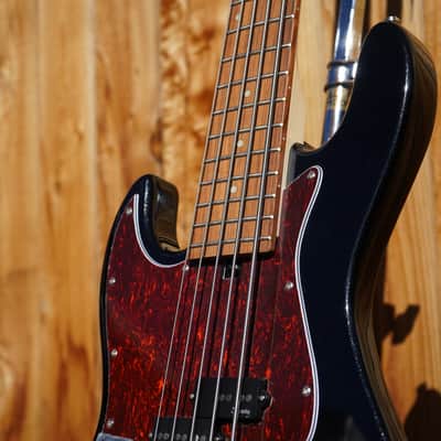 Sadowsky Metro Express Hybrid P/J Black High Polish Left Handed 5-String w/ Gig Bag image 6