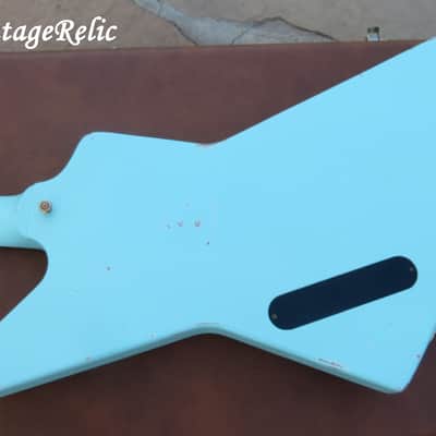 aged RELIC 2018 Gibson Explorer KERRY GREEN Historic Conversion DiMarzio PAFs  7.5# image 2