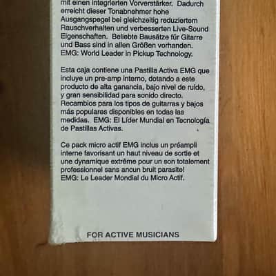 EMG B-B Active Bouzouki/Mandola Pickup 2010s - Black image 3