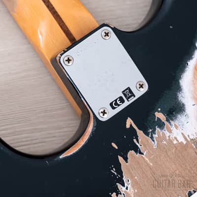 2022 Fender Custom Shop Wildwood 10 Limited Edition 1957 Stratocaster Heavy Relic Dark British Racing Green, Featherweight image 16