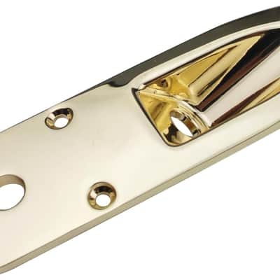 Guitar Input Jack Plate, Metal Output Jackplate Socket Output Loaded Boat Style for Ibaz Electric Guitar Replacement Parts, Gold image 3