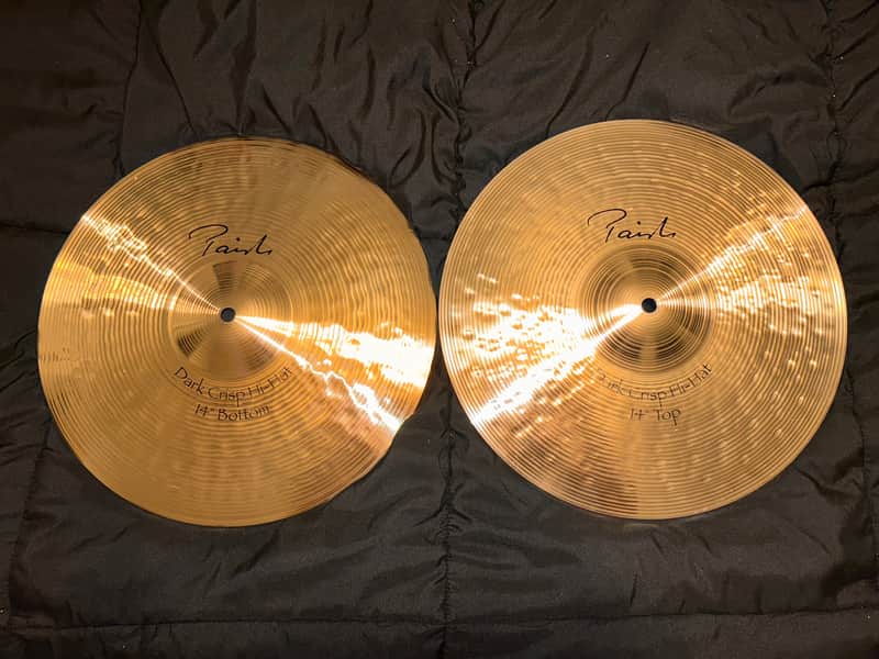 Paiste 14" Signature Dark Crisp Hi-Hat Cymbals (Pair) image 1