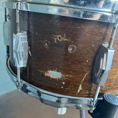 Vintage 40's Ludwig & Ludwig Super Mahogany 6.5x14" Snare Drum image 6