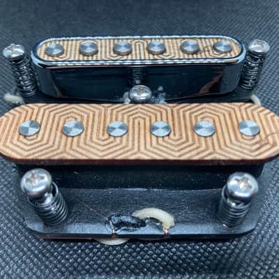 Fletcher Pickups Handwound Telecaster Pickup Set. Open neck, patterned image 3
