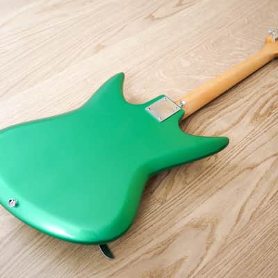 1960s Teisco Del Rey K3L ET-312 Shark Fin Vintage Electric Guitar Green Japan image 12