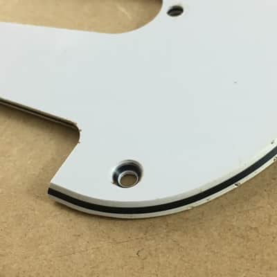 Lefty Vintage Spec Reissue 3-ply  Relic White Stratocaster Fender Pickguard Strat Aged Made in  USA image 4