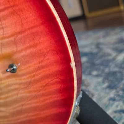 1986 PRS Custom 24 - Birds, Flame Top, Cherry Burst - w/ Case image 19