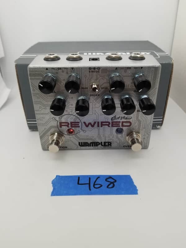 Wampler ReWired Brent Mason Signature Overdrive / Distortion 2024 - Present - Silver image 1