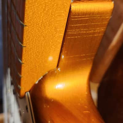 Stratocaster Fender Deluxe Neck, Fender Locking Tuners, Custom Shop ‘63 Pick Ups, MJT Candy Tangerine Body-Hard Case! image 14