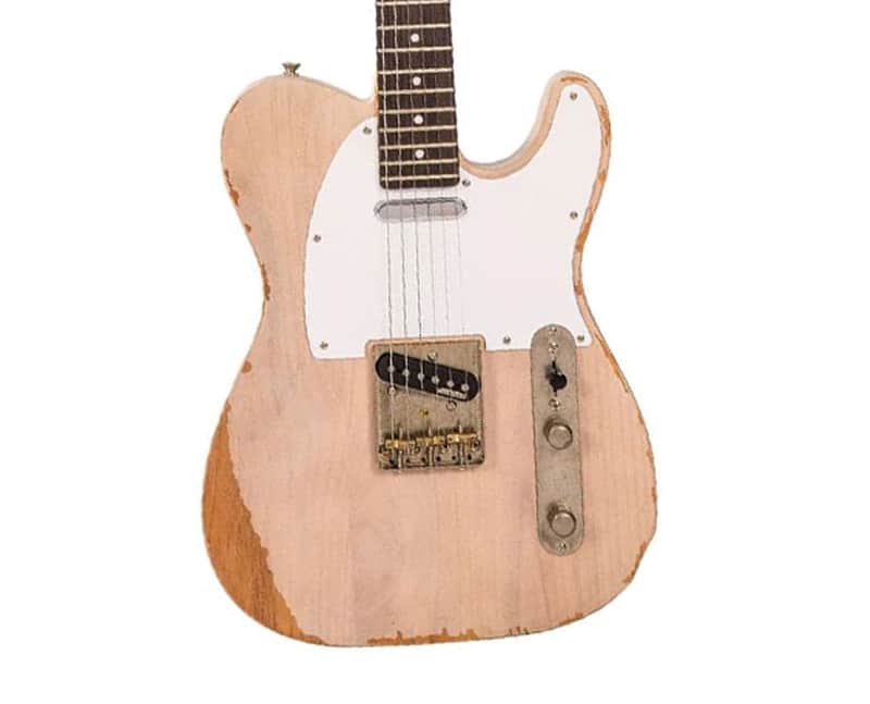 Vintage Icon Series V62 Distressed SS Electric Guitar - Ash Blonde - Open Box image 1