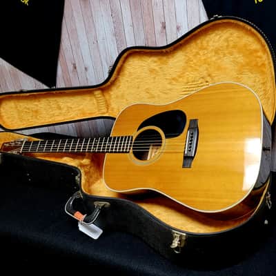 early 70's Yamaki Dreadnought AY 303S "Folk Deluxe" Spruce & Rosewood w/ Original Hard Case image 1