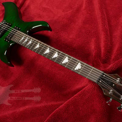 B.C. Rich Rich Bich Legacy (Rich "B") Transparent Green image 3