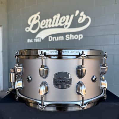 Mapex Saturn Evolution 6.5x14 Snare Drum in Gun Metal Grey Lacquer with Black Nickel Hardware (Rm 4) image 1