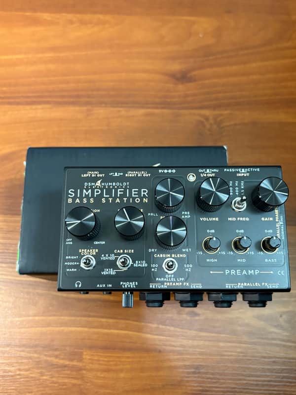 DSM & Humboldt Electronics Simplifier Bass Station Preamp / CabSim / DI 2020 - 2021 - Black image 1
