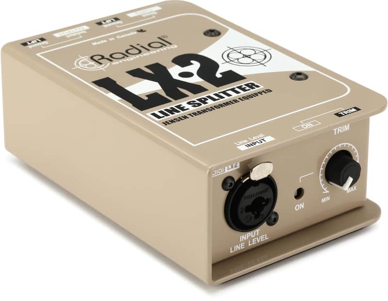 Radial LX2 2-channel Balanced Line Splitter with Isolation image 1