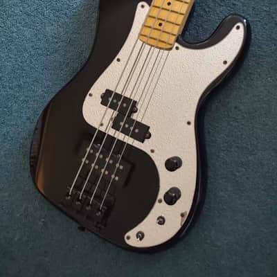 Vista Bass Guitar Vintage 80's - Black/Mirrored MIJ Rare image 10