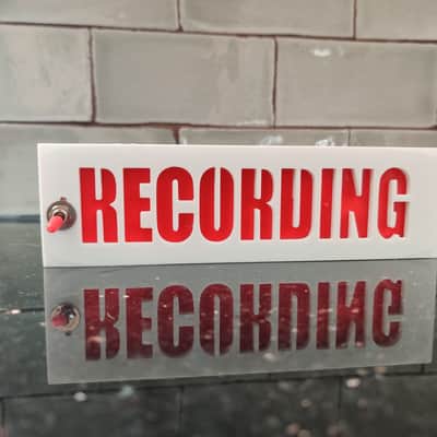 Phatronics The Recording Sign by Phatronics  illuminated LED light up light for studio image 1