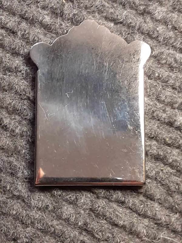 Unbranded Mandolin Tailpiece Cover - Chrome image 1