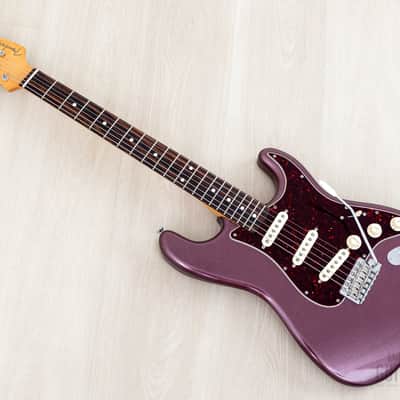 2013 Fender + MJT Stratocaster Partscaster Classic 60s Neck & Burgundy Mist Lacquer Body w/ Case image 12