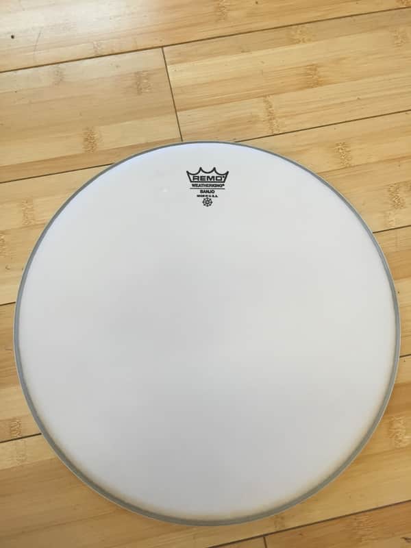 Remo Banjo Head Coated Top - High Collar 10-12/16" image 1