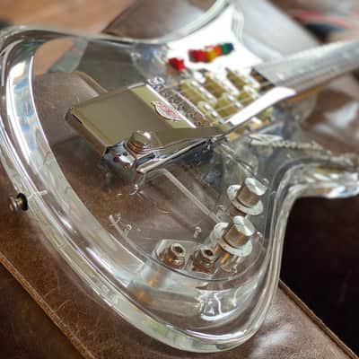 Very Rare 1990's Japanese Teisco Spectrum 5 Acrylic with OHSC. 100 built Worldwide image 7