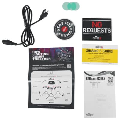 (2) Chauvet DJ EZbeam Q3 ILS Battery-Powered DMX Wash Effect Lights image 9