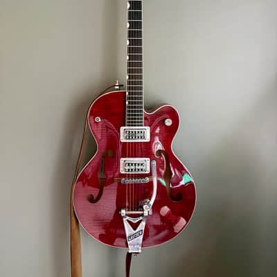 2014 Gretsch G6120SHR Brian Setzer Hot Rod Roman Red MIJ w/OHSC image 1