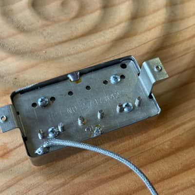 Vintage 1970's or 1980's Gibson Pat. No. 2,737,842 Humbucker Pickup - Chrome image 3